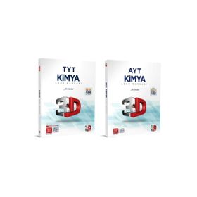 2024 TYT AYT Kimya Soru Bankası Seti 3D Yayınları