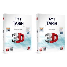 2024 TYT AYT Tarih Soru Bankası Seti 3D Yayınları