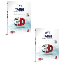 2024 TYT AYT Tarih Soru Bankası Seti 3D Yayınları