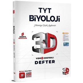 2024 TYT Biyoloji Video Destekli Defter 3D Yayınları