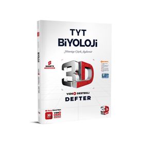 2024 TYT Biyoloji Video Destekli Defter 3D Yayınları