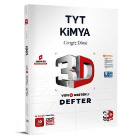 2024 TYT Kimya Video Destekli Defter 3D Yayınları