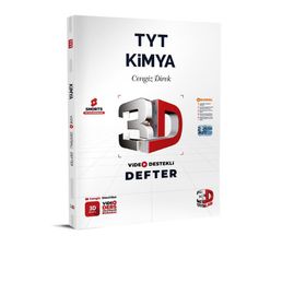 2024 TYT Kimya Video Destekli Defter 3D Yayınları