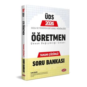 2024 UDS Ceza ve Tevkifevleri Öğretmen Unvan Değişikliği Soru Bankası - Data Yayınları