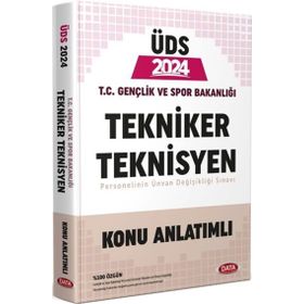 2024 Uds T.C. Gençlik ve Spor Bakanlığı Tekniker Teknisyen Konu Anlatımlı - Data Yayınları