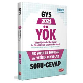 2024 YÖK Personeli GYS Sık Sorulan Sorular Az Verilen Cevaplar Soru Cevap - Data Yayınları