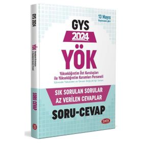 2024 YÖK Personeli GYS Sık Sorulan Sorular Az Verilen Cevaplar Soru Cevap - Data Yayınları