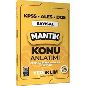 2025 KPSS ALES DGS Sayısal Mantık Konu Anlatımı - Yediiklim Yayınları