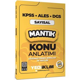 2025 KPSS ALES DGS Sayısal Mantık Konu Anlatımı - Yediiklim Yayınları