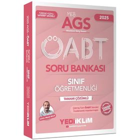 2025 MEB AGS ÖABT Sınıf Öğretmenliği Tamamı Çözümlü Soru Bankası - Yediiklim Yayınları