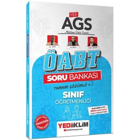 2025 MEB AGS ÖABT Sınıf Öğretmenliği Tamamı Çözümlü Soru Bankası - Yediiklim Yayınları
