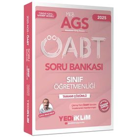 2025 MEB AGS ÖABT Sınıf Öğretmenliği Tamamı Çözümlü Soru Bankası - Yediiklim Yayınları