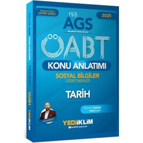 2025 MEB AGS ÖABT Sosyal Bilgiler Öğretmenliği Tarih Konu Anlatımı - Yediiklim Yayınları