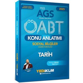 2025 MEB AGS ÖABT Sosyal Bilgiler Öğretmenliği Tarih Konu Anlatımı - Yediiklim Yayınları