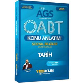 2025 MEB AGS ÖABT Sosyal Bilgiler Öğretmenliği Tarih Konu Anlatımı - Yediiklim Yayınları