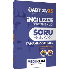 2025 ÖABT İngilizce Öğretmenliği Tamamı Çözümlü Soru Bankası - Yediiklim Yayınları