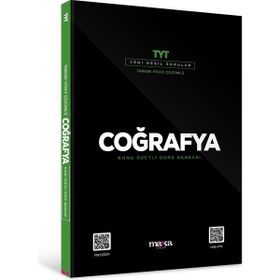 2025 TYT Coğrafya Konu Özetli Tamamı Video Çözümlü Yeni Nesil Soru Bankası Marka Yayınları