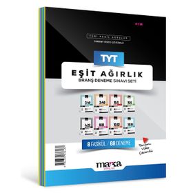 2025 TYT Eşit Ağırlık Branş Deneme Sınavı Seti 8 Fasikül 68 Deneme Marka Yayınları
