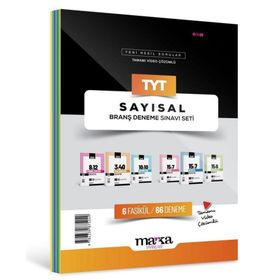 2025 TYT Sayısal Branş Deneme Sınavı Seti 6 Fasikül 66 Deneme Marka Yayınları