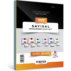 2025 TYT Sayısal Branş Deneme Sınavı Seti 6 Fasikül 66 Deneme Marka Yayınları