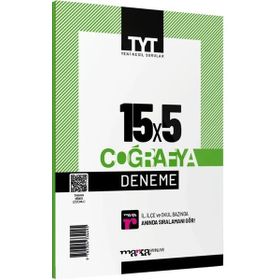 2025 TYT Tamamı Video Çözümlü Coğrafya 15 Deneme Marka Yayınları