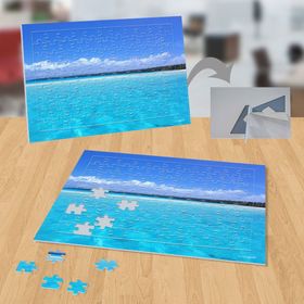 203929 Açık Mavi Deniz Tatil 99 Parça Puzzle Yapboz