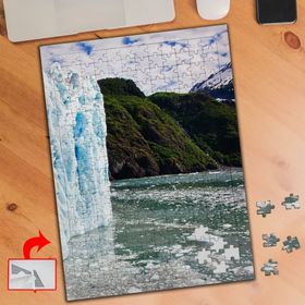 203A Buzul Şelale Dağ Göl 240 Parça Puzzle Yapboz Tablo