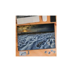 205 Kar Altında Kuru Dallar 240 Parça Puzzle Yapboz Tablo