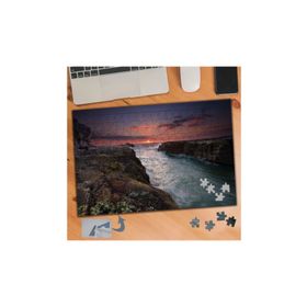 207 Kayalıkların Arasında Şelale 240 Parça Puzzle Yapboz Tablo