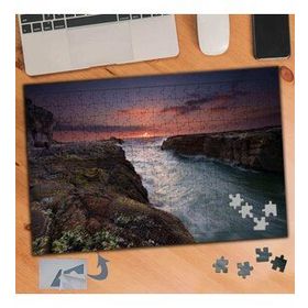 207 Kayalıkların Arasında Şelale 240 Parça Puzzle Yapboz Tablo
