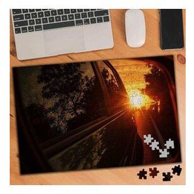 2089 Dikiz Aynasından Güneş Yansıması 240 Parça Puzzle Yapboz