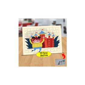 21 Halloween Neşeli Dans Eden İnsan 99 Parça Puzzle Yapboz Tablo