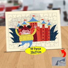 21 Halloween Neşeli Dans Eden İnsan 99 Parça Puzzle Yapboz Tablo