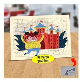 21 Halloween Neşeli Dans Eden İnsan 99 Parça Puzzle Yapboz Tablo