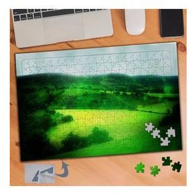 211 Yeşil Doğa Manzaralı Vadi 240 Parça Puzzle Yapboz Tablo