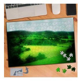 211 Yeşil Doğa Manzaralı Vadi 240 Parça Puzzle Yapboz Tablo