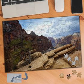 212 Sarp Kayalıklar Ve Dağlar 240 Parça Puzzle Yapboz Tablo