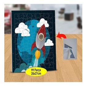 2147507761 Uzaya Fırlatılan Roket 99 Parça Puzzle Yapboz Tablo