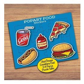 2147678916 Fast Food Yiyecekler 24 Parça Çocuklara Özel Yapboz Tablo