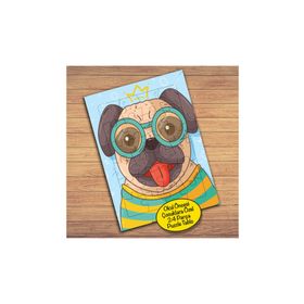 2147694024 Gözlüklü Şımarık Köpek Çocuklara Özel Puzzle Yapboz Tablo