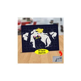 2147903822 Yarasalı Gökyüzünde Kedi 99 Parça Puzzle Yapboz Tablo