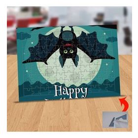 2147912823 Happy Halloween Yarasası 99 Parça Puzzle Yapboz Tablo