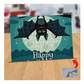 2147912823 Happy Halloween Yarasası 99 Parça Puzzle Yapboz Tablo
