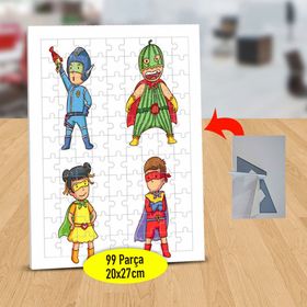 2147930636 Küçük Süper Kahramanlar 99 Parça Puzzle Yapboz Tablo