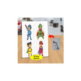 2147930636 Küçük Süper Kahramanlar 99 Parça Puzzle Yapboz Tablo