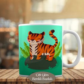 2148008723 Yaramaz Minik Kaplan Yavrusu Tiger Kupa Bardak