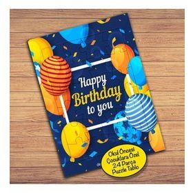 2148038 Happy Birtday To You Çocuklara Özel Puzzle Yapboz Tablo