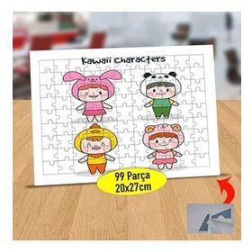 21481 Eğlenceli Neşeli Çocuklar 99 Parça Puzzle Yapboz Tablo