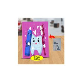 2148116203 Diş Dostu Macun Ve Fırça 99 Parça Puzzle Yapboz Tablo
