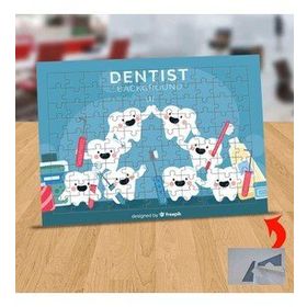 2148119005 Neşeli Sağlıklı Dişler 99 Parça Puzzle Yapboz Tablo